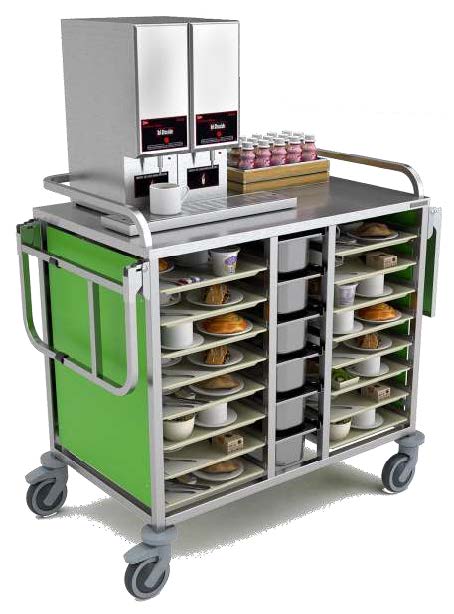 Matdistributionsvagn/ Frukostvagn B-Care - 2