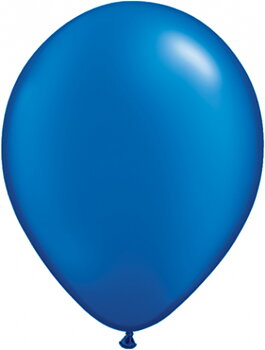 28cm blå-safirblå ballong - 11" 