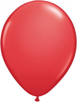28cm röd ballong - 11"
