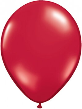 28cm röd-rubinröd ballong - 11"