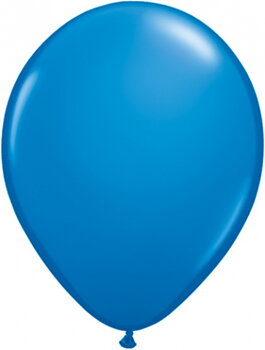 28cm blå-mörkblå ballong - 11" 