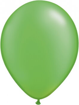 28cm grön-limegrön Pearl ballong - 11"