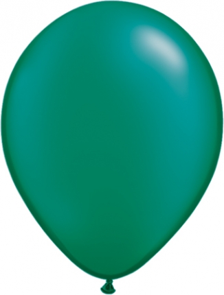 28cm grön-smaragdgrön Pearl ballong - 11"