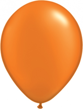 28cm orange-mandarinorange Pearl ballong - 11"