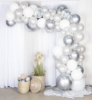 Kit Ballongbåge - Silver/Chrome