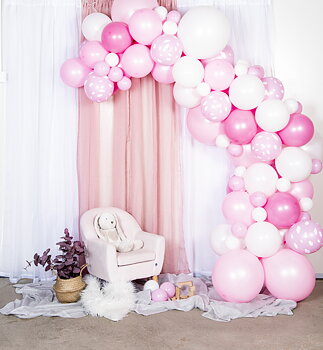 Kit Ballongbåge - Baby Rosa