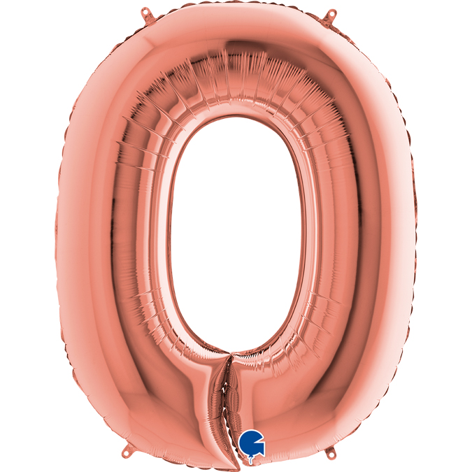 Folieballong Siffra - 0 - Rose Gold