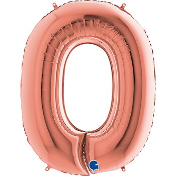 Folieballong Siffra - 0 - Rose Gold