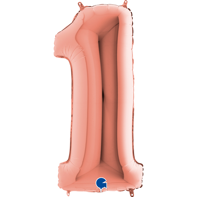 Folieballong Siffra - 1 - Rose Gold