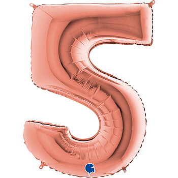 Folieballong Siffra - 5 - Rose Gold