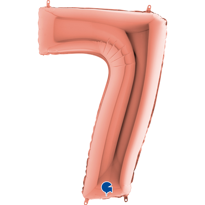 Folieballong Siffra - 7 - Rose Gold