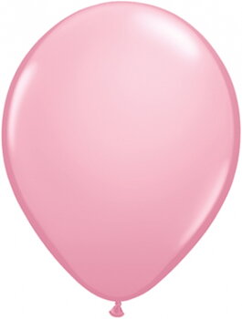 28cm rosa-ljusrosa ballong - 11"
