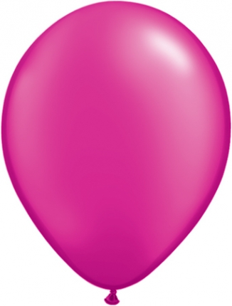 28cm rosa-magenta ballong - 11"