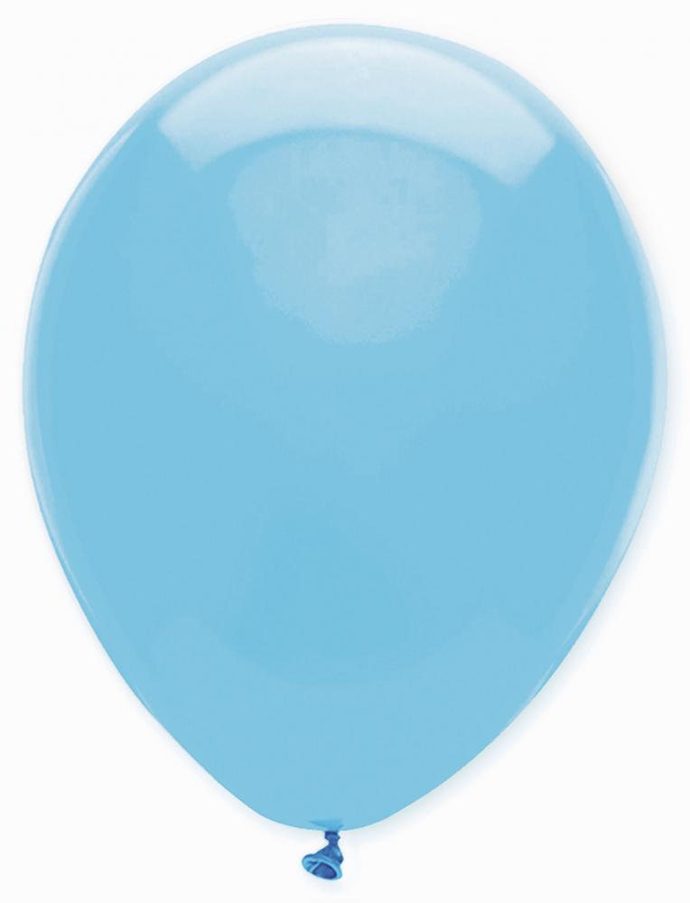 30cm Blå - Babyblå ballong - 12"  - 10-pack