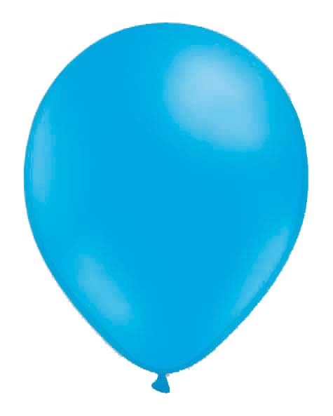 30cm Blå - Ljusblå ballong - 12"  - 10-pack