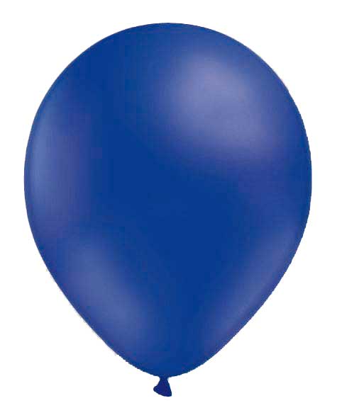 30cm Blå - Mörkblå ballong - 12"  - 10-pack