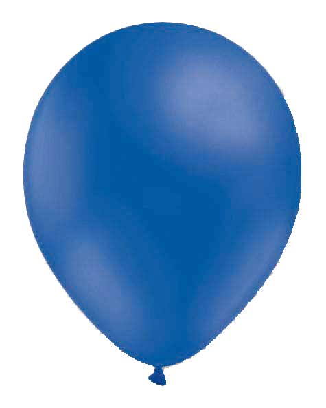 30cm Blå - Blå ballong - 12"  - 10-pack