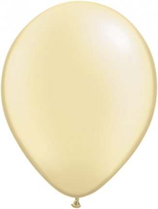 28cm vit-elfensbensvit pearl ballong - 11"