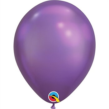 28cm Chrome lila  ballong - Qualatex