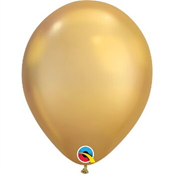 28cm Chrome Guld  ballong - Qualatex
