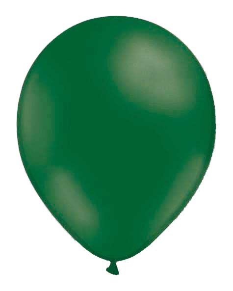 30cm Grön - Mörkgrön ballong - 12"  - 10-pack