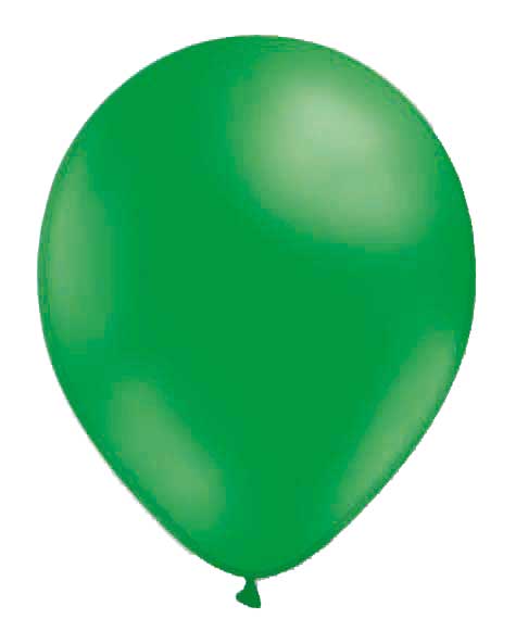 30cm Grön - Grön ballong - 12"  - 10-pack