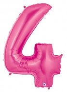 Folieballong Siffra - 4 - Rosa