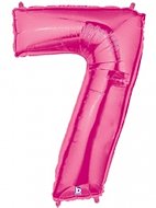 Folieballong Siffra - 7 - Rosa