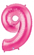 Folieballong Siffra - 9 - Rosa