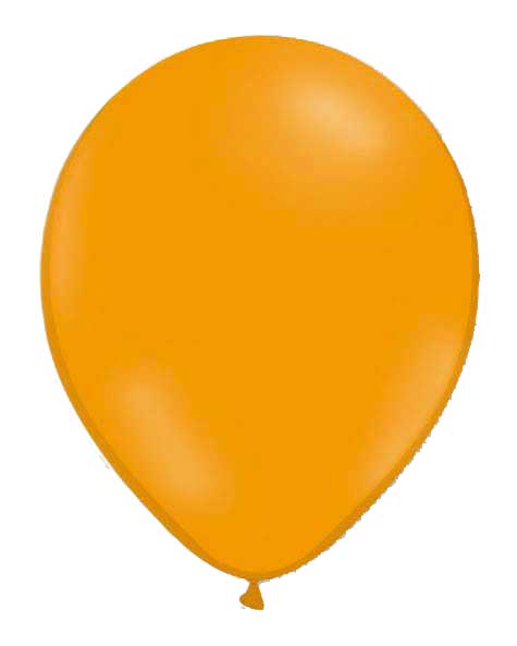 30cm Orange - Mandarin ballong - 12"  - 10-pack