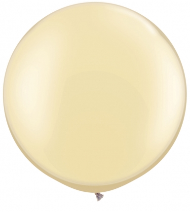 75cm pärlemo-elfenbensvit ballong - 30"