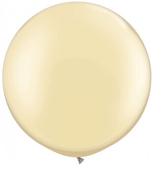75cm pärlemo-elfenbensvit ballong - 30"