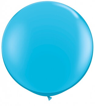 80cm blå-robins egg ballong - 3'