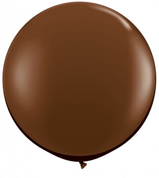 80cm brun-chokladbrun ballong - 3'