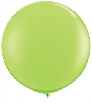 80cm grön-limegrön ballong - 3'