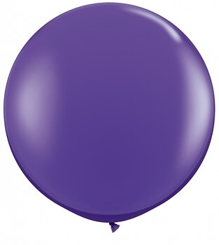80cm lila-lilaviolett ballong - 3' 