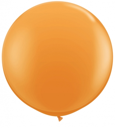80cm orange ballong - 3' 