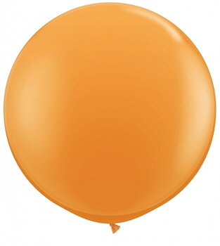 80cm orange ballong - 3' 