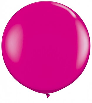 80cm rosa-hallonrosa ballong - 3' 