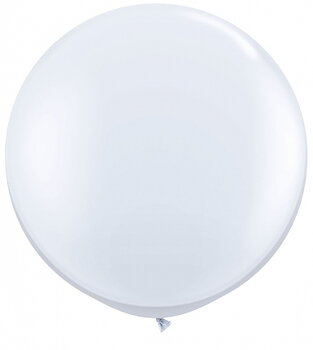 80cm vit ballong - 3'