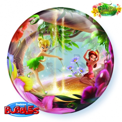 22" tinker bell and fairy friendsbubble balloons