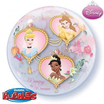 22" princess daring to dreambubble balloons