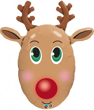 36" Red-Nosed Reindeer 90 cm