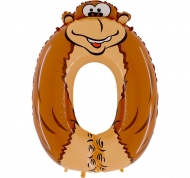 Folieballong Siffra - 0 - Animaloons