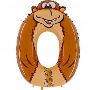 Folieballong Siffra - 0 - Animaloons