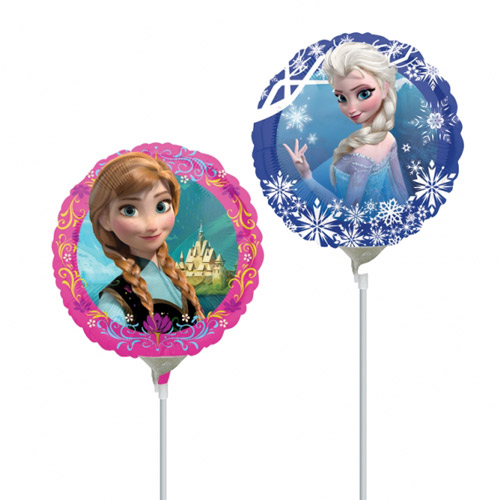 Miniballong  Luftfylld - Frost, Anna och Elsa  23 cm