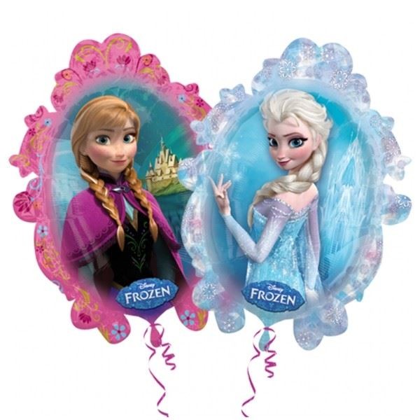 31" Heliumfylld Frost Anna & Elsa Supershape - 78 cm - 2