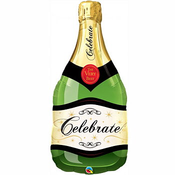 39" Celebrate Bubbly Wine Bottle