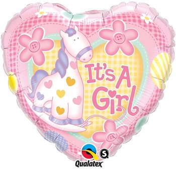 18" It´s A Girl Soft Ponny