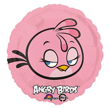 18" Angry Bird Pink 45 cm